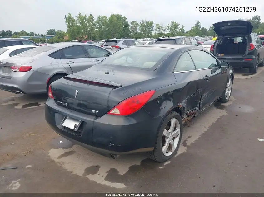 2007 Pontiac G6 Gt VIN: 1G2ZH361074261279 Lot: 45575974