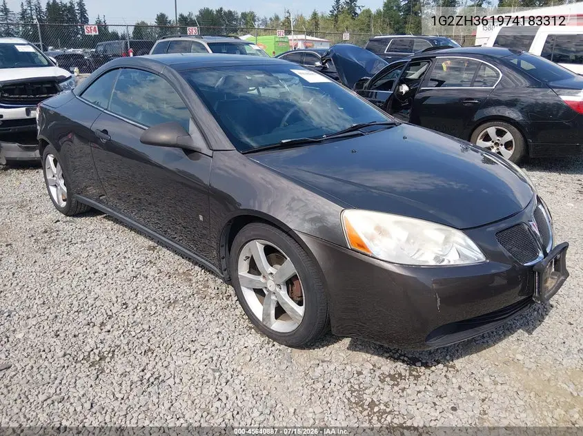 2007 Pontiac G6 Gt VIN: 1G2ZH361974183312 Lot: 45640887