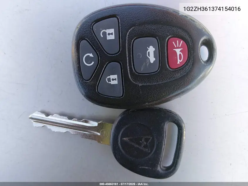2007 Pontiac G6 Gt VIN: 1G2ZH361374154016 Lot: 45663161