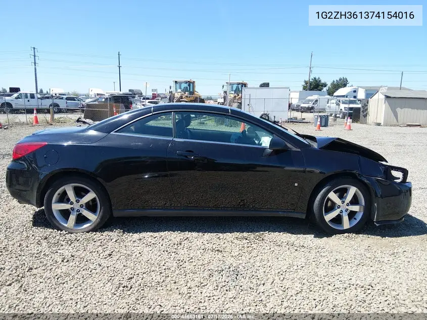 2007 Pontiac G6 Gt VIN: 1G2ZH361374154016 Lot: 45663161