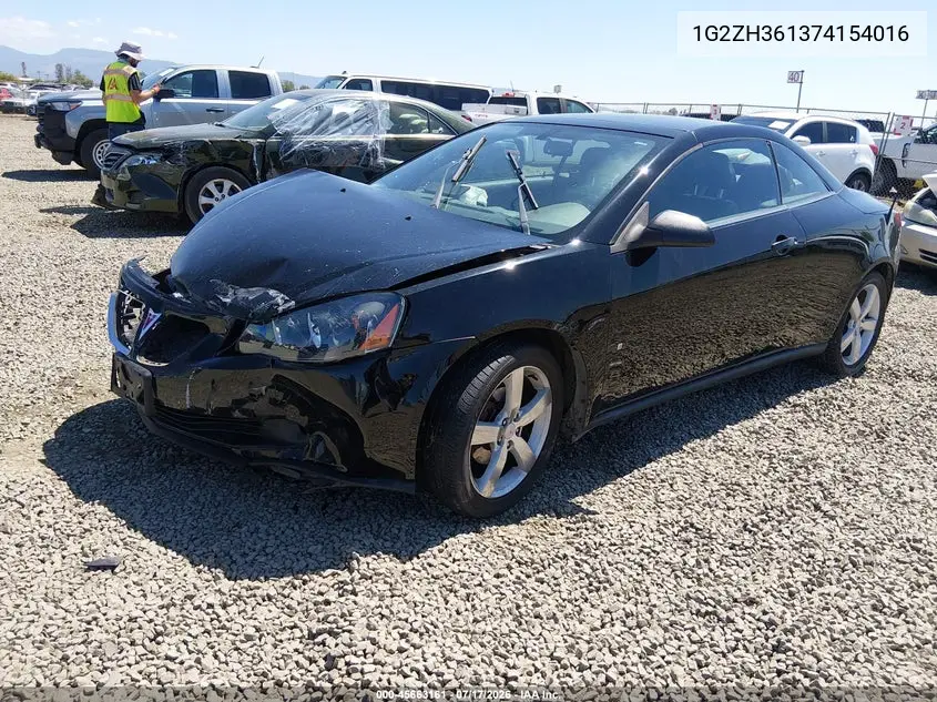 2007 Pontiac G6 Gt VIN: 1G2ZH361374154016 Lot: 45663161