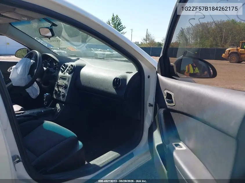 2008 Pontiac G6 Value Leader VIN: 1G2ZF57B184262175 Lot: 45219313