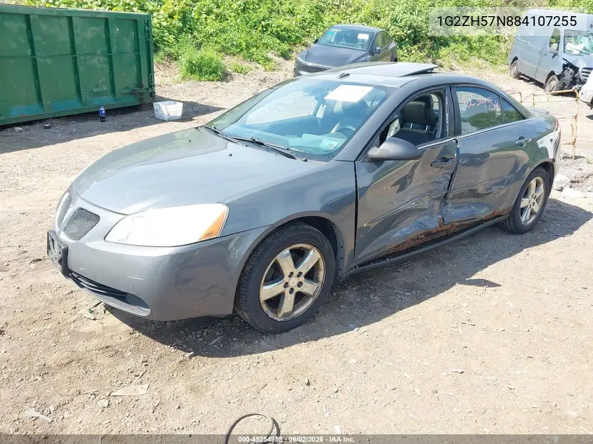 2008 Pontiac G6 Gt VIN: 1G2ZH57N884107255 Lot: 45254958