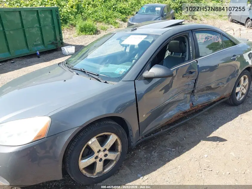 2008 Pontiac G6 Gt VIN: 1G2ZH57N884107255 Lot: 45254958