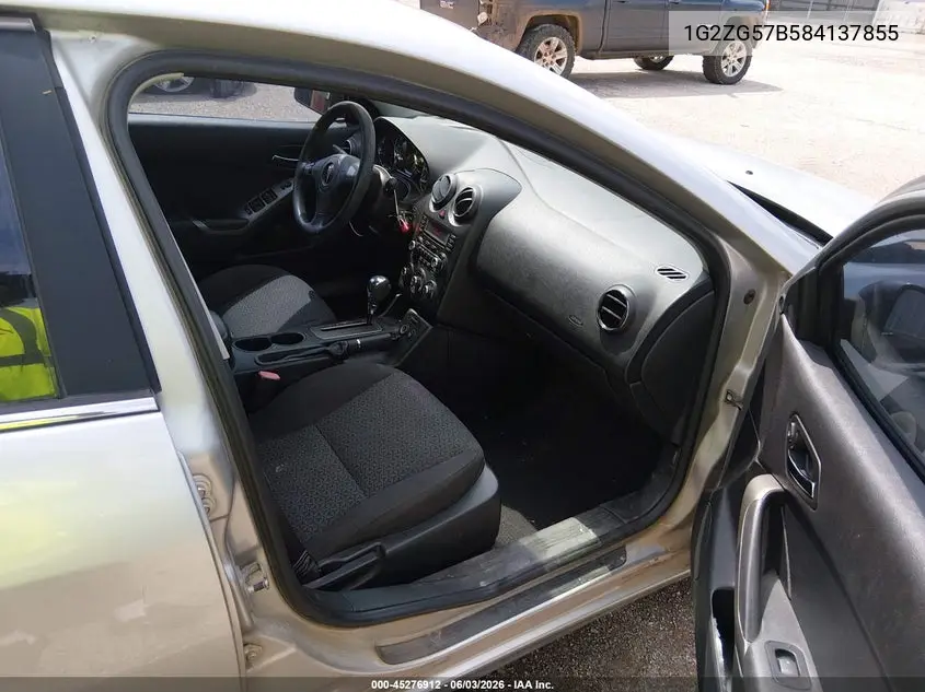 2008 Pontiac G6 VIN: 1G2ZG57B584137855 Lot: 45276912