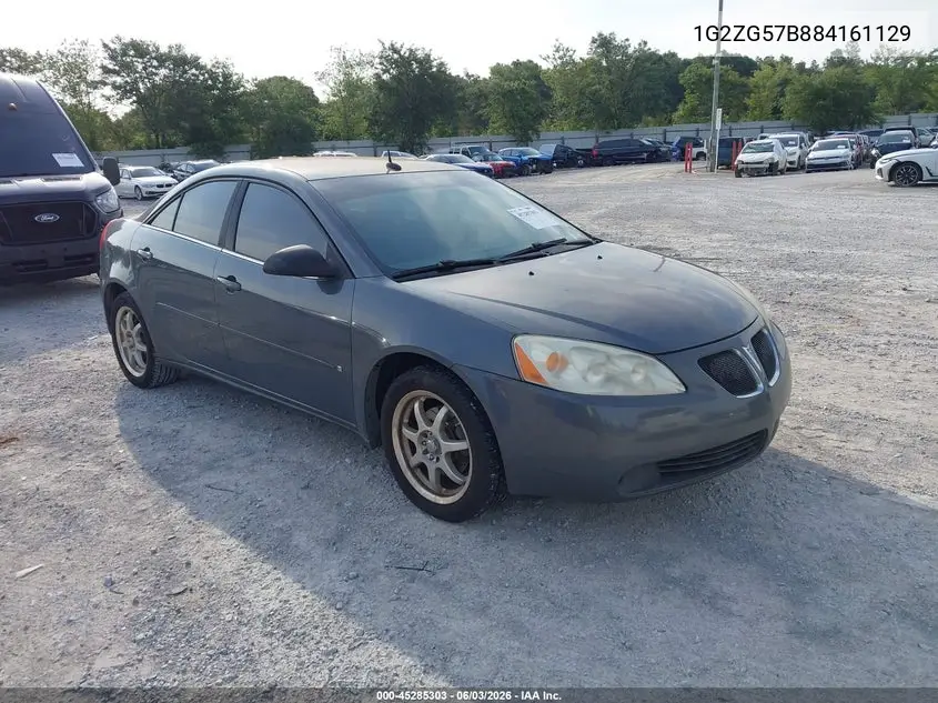 2008 Pontiac G6 VIN: 1G2ZG57B884161129 Lot: 45285303