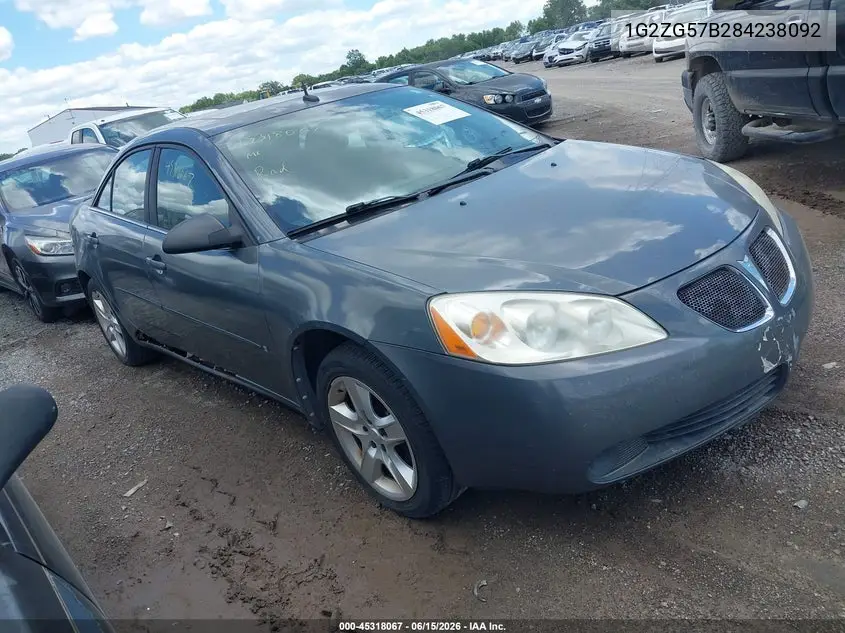 2008 Pontiac G6 VIN: 1G2ZG57B284238092 Lot: 45318067
