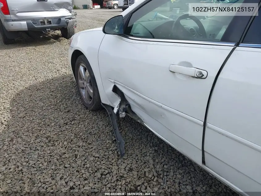 2008 Pontiac G6 Gt VIN: 1G2ZH57NX84125157 Lot: 45336936
