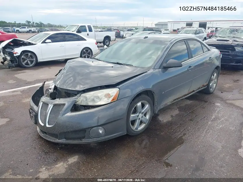 2008 Pontiac G6 Gt VIN: 1G2ZH57N484185466 Lot: 45376878
