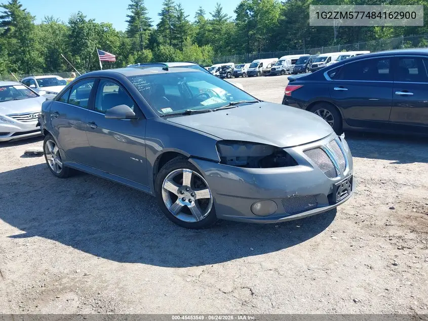 2008 Pontiac G6 Gxp VIN: 1G2ZM577484162900 Lot: 45453549