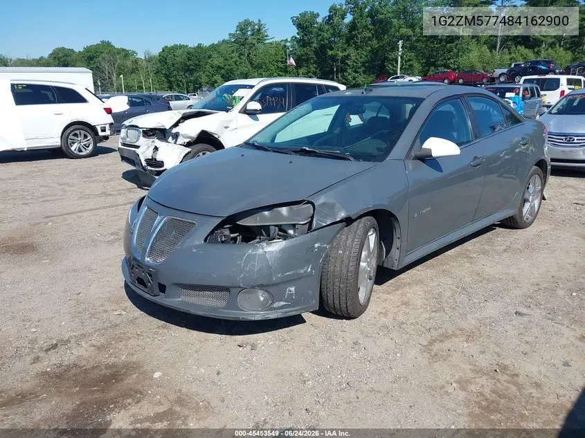 2008 Pontiac G6 Gxp VIN: 1G2ZM577484162900 Lot: 45453549