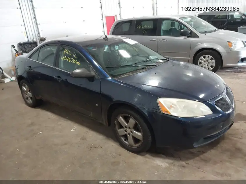 2008 Pontiac G6 Gt VIN: 1G2ZH57N384239985 Lot: 45462066