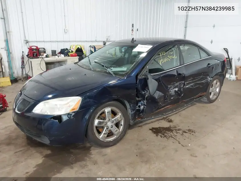 2008 Pontiac G6 Gt VIN: 1G2ZH57N384239985 Lot: 45462066