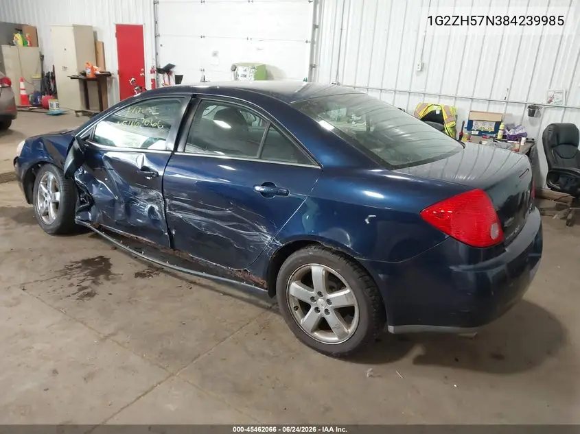 2008 Pontiac G6 Gt VIN: 1G2ZH57N384239985 Lot: 45462066
