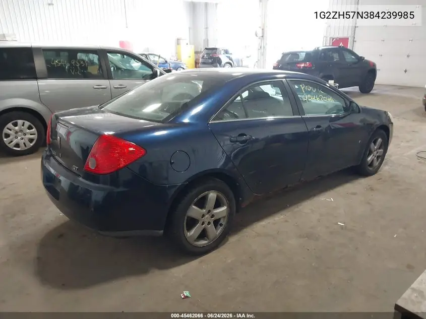 2008 Pontiac G6 Gt VIN: 1G2ZH57N384239985 Lot: 45462066
