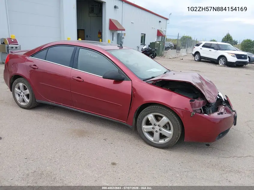 2008 Pontiac G6 Gt VIN: 1G2ZH57N884154169 Lot: 45532683