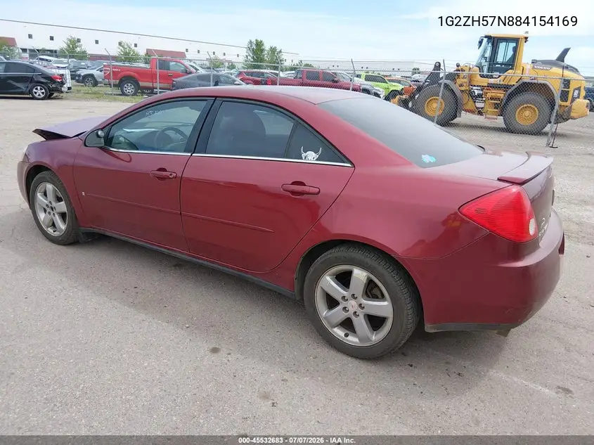 2008 Pontiac G6 Gt VIN: 1G2ZH57N884154169 Lot: 45532683