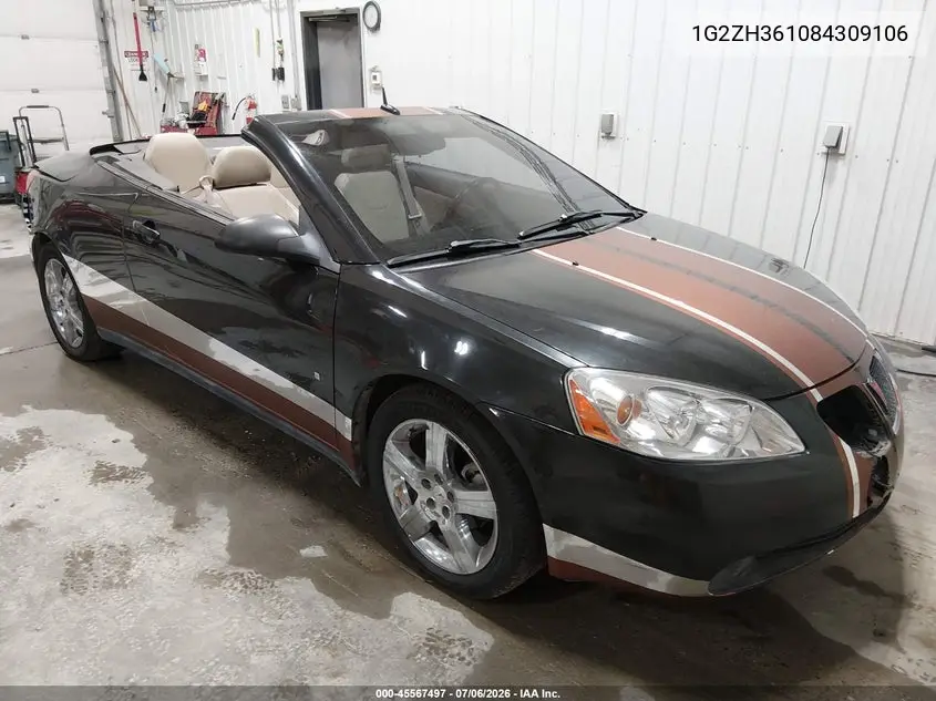 2008 Pontiac G6 Gt VIN: 1G2ZH361084309106 Lot: 45567497