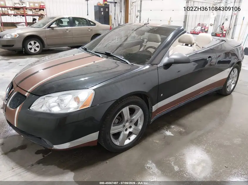2008 Pontiac G6 Gt VIN: 1G2ZH361084309106 Lot: 45567497