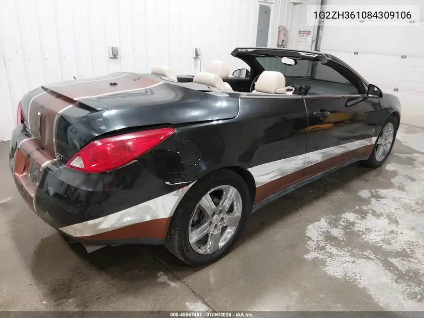 2008 Pontiac G6 Gt VIN: 1G2ZH361084309106 Lot: 45567497
