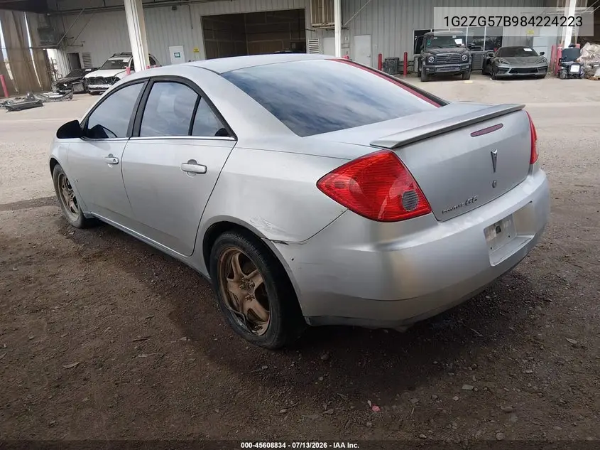 2008 Pontiac G6 VIN: 1G2ZG57B984224223 Lot: 45608834