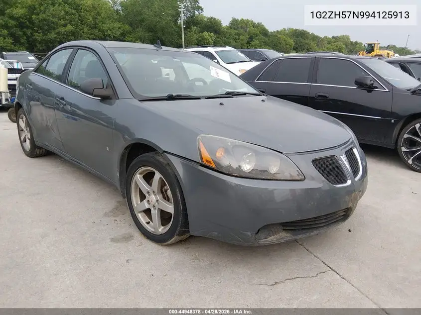 2009 Pontiac G6 Gt VIN: 1G2ZH57N994125913 Lot: 44948378