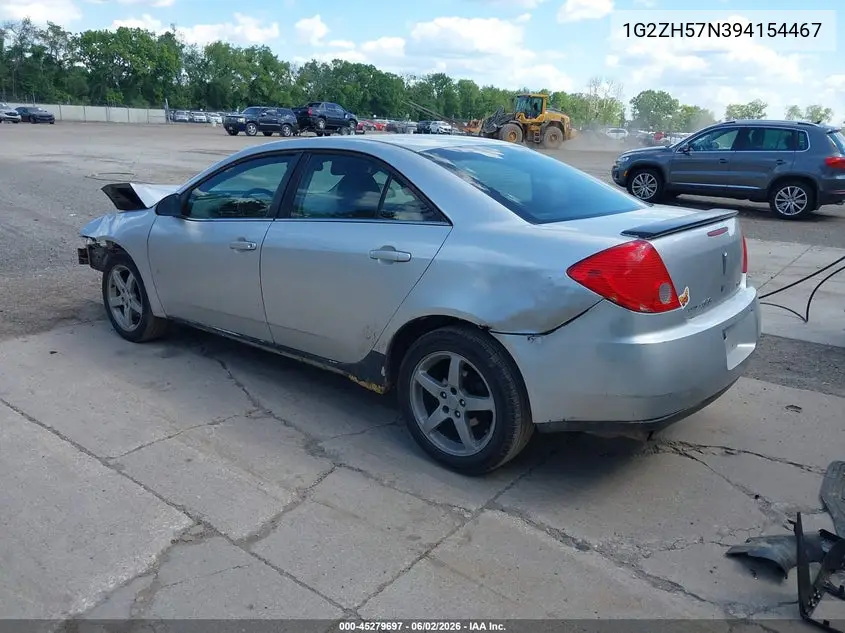 2009 Pontiac G6 Gt VIN: 1G2ZH57N394154467 Lot: 45279697