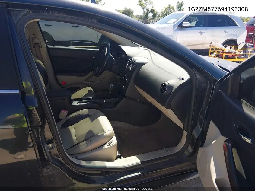 2009 Pontiac G6 Gxp VIN: 1G2ZM577694193308 Lot: 45288788