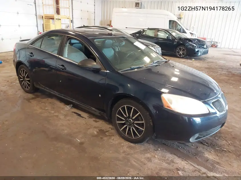 2009 Pontiac G6 Gt VIN: 1G2ZH57N194178265 Lot: 45323656