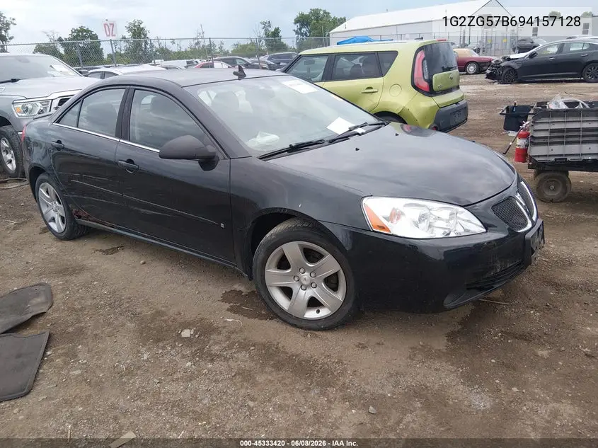 2009 Pontiac G6 VIN: 1G2ZG57B694157128 Lot: 45333420