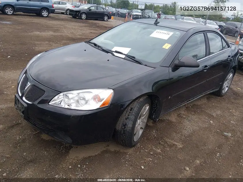 2009 Pontiac G6 VIN: 1G2ZG57B694157128 Lot: 45333420