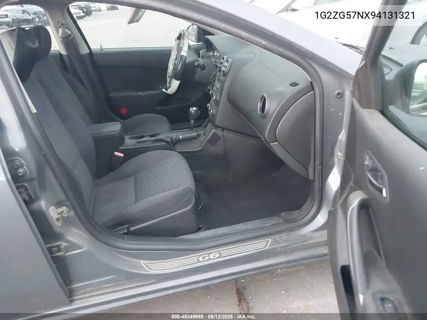 2009 Pontiac G6 VIN: 1G2ZG57NX94131321 Lot: 45349989