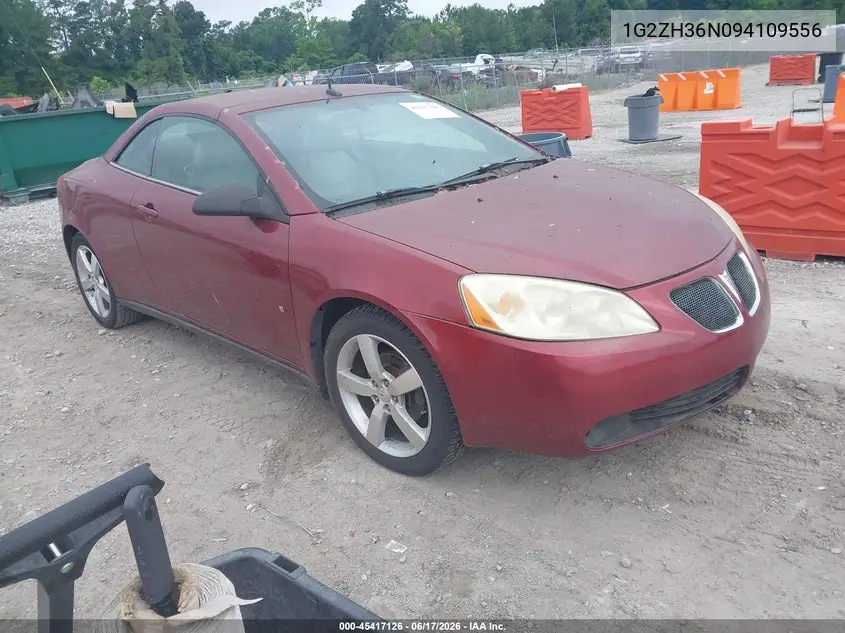 2009 Pontiac G6 Gt VIN: 1G2ZH36N094109556 Lot: 45417126