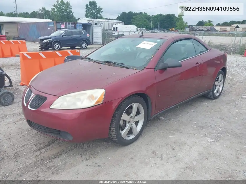 2009 Pontiac G6 Gt VIN: 1G2ZH36N094109556 Lot: 45417126