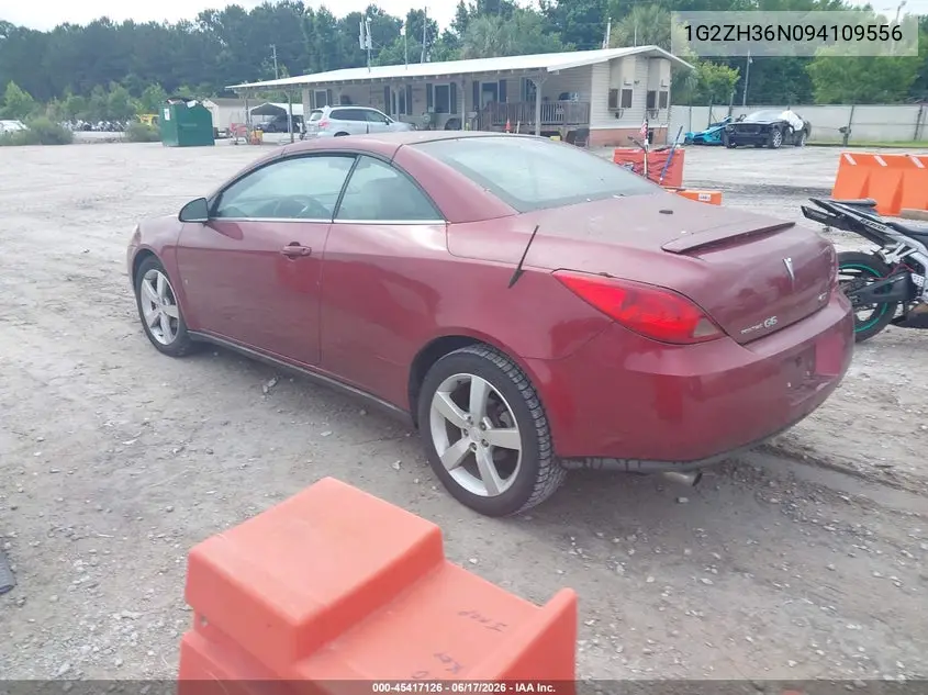 2009 Pontiac G6 Gt VIN: 1G2ZH36N094109556 Lot: 45417126