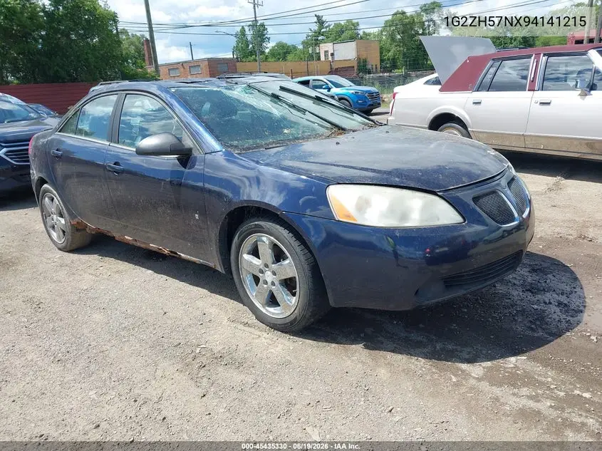 2009 Pontiac G6 Gt VIN: 1G2ZH57NX94141215 Lot: 45435330
