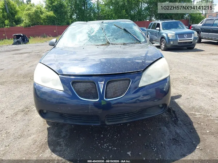 2009 Pontiac G6 Gt VIN: 1G2ZH57NX94141215 Lot: 45435330