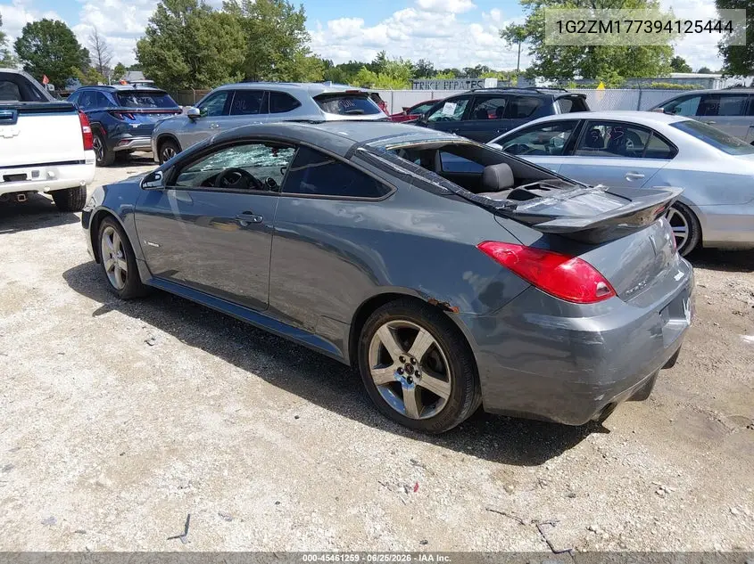 2009 Pontiac G6 Gxp VIN: 1G2ZM177394125444 Lot: 45461259