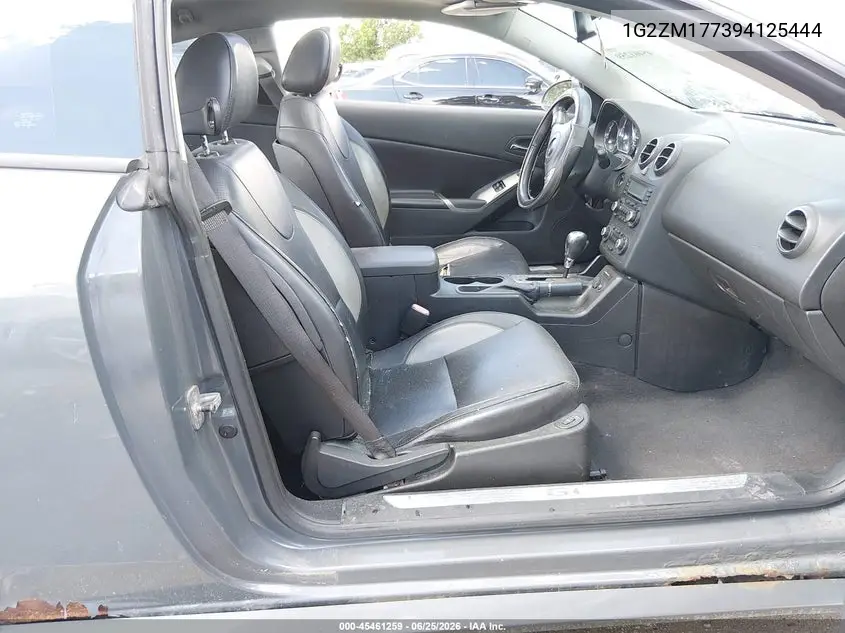 2009 Pontiac G6 Gxp VIN: 1G2ZM177394125444 Lot: 45461259