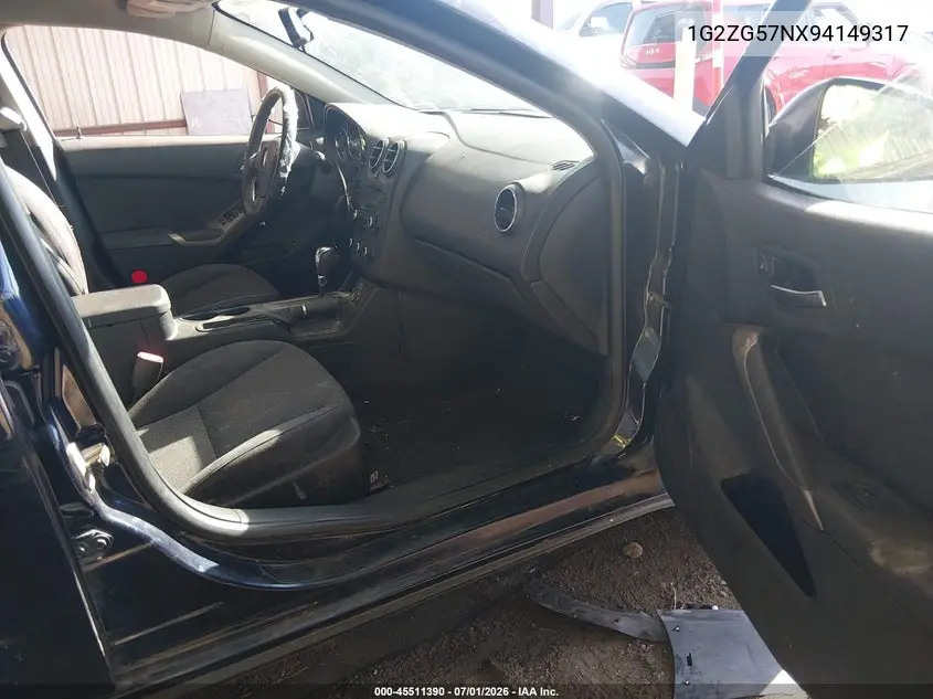 2009 Pontiac G6 VIN: 1G2ZG57NX94149317 Lot: 45511390