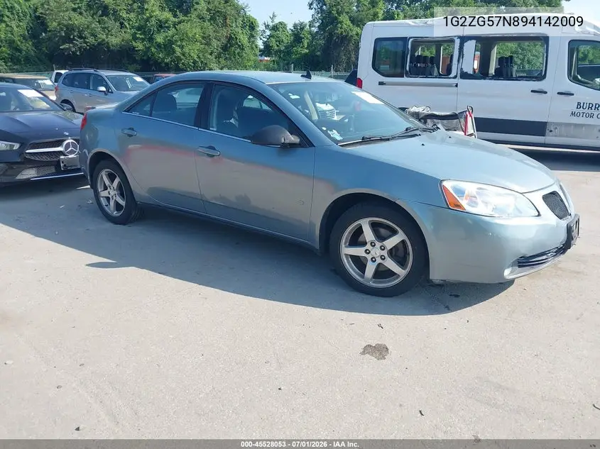 2009 Pontiac G6 VIN: 1G2ZG57N894142009 Lot: 45528053