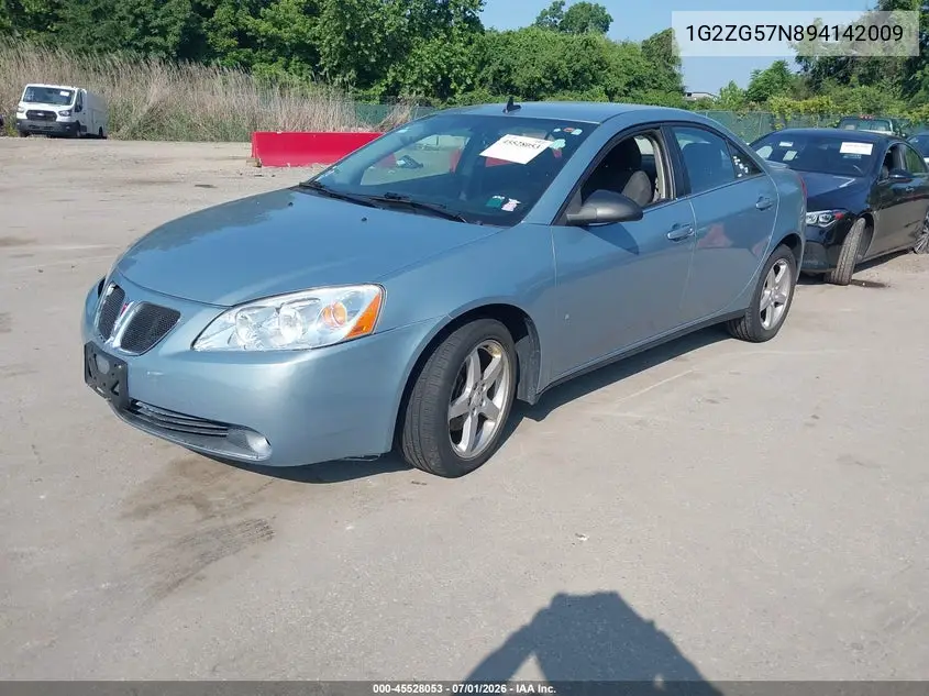 2009 Pontiac G6 VIN: 1G2ZG57N894142009 Lot: 45528053