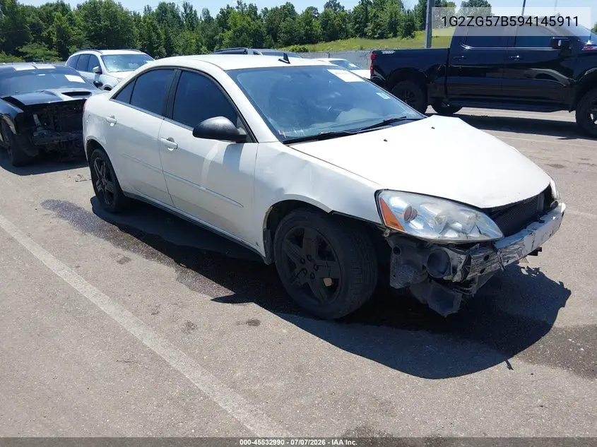 2009 Pontiac G6 VIN: 1G2ZG57B594145911 Lot: 45532990
