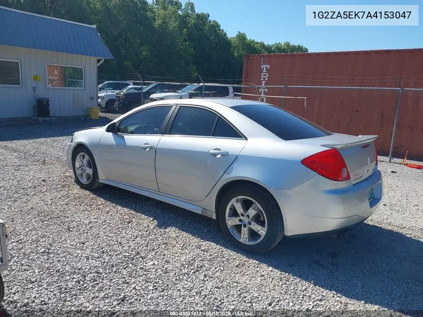 2010 Pontiac G6 VIN: 1G2ZA5EK7A4153047 Lot: 45081912