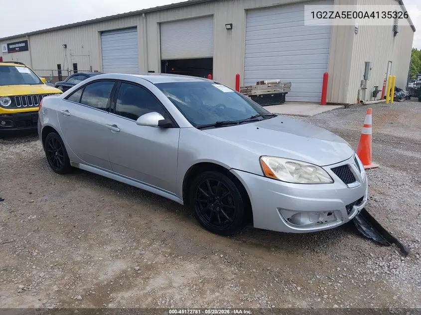 1G2ZA5E00A4135326 2010 Pontiac G6
