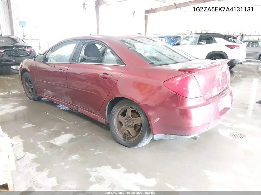 2010 Pontiac G6 VIN: 1G2ZA5EK7A4131131 Lot: 45173869