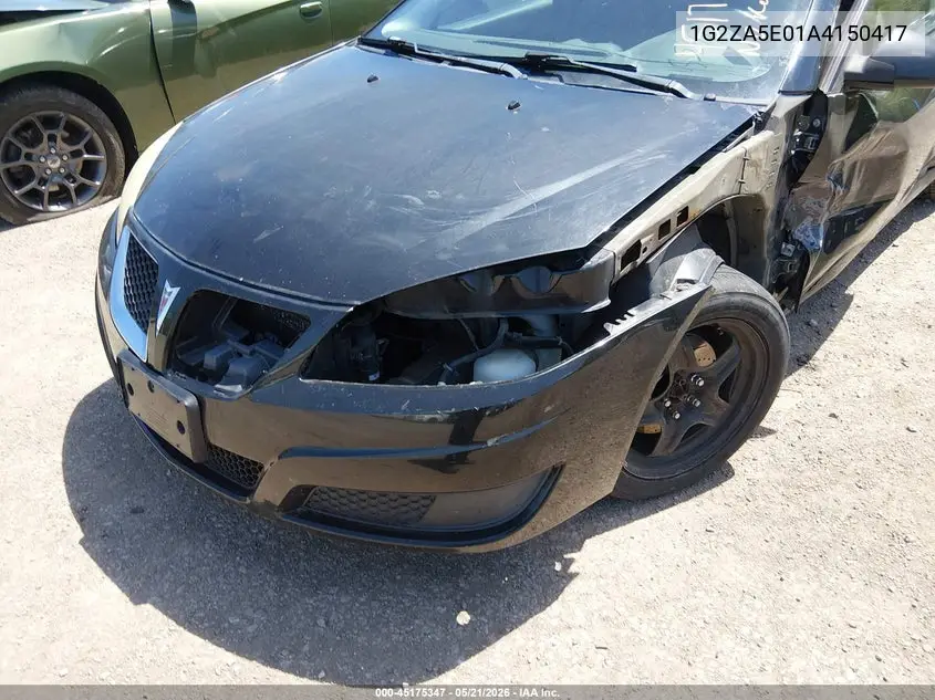 2010 Pontiac G6 VIN: 1G2ZA5E01A4150417 Lot: 45175347