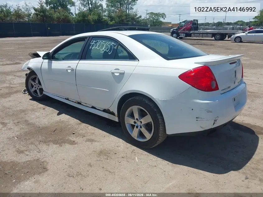 2010 Pontiac G6 VIN: 1G2ZA5EK2A4146992 Lot: 45305655