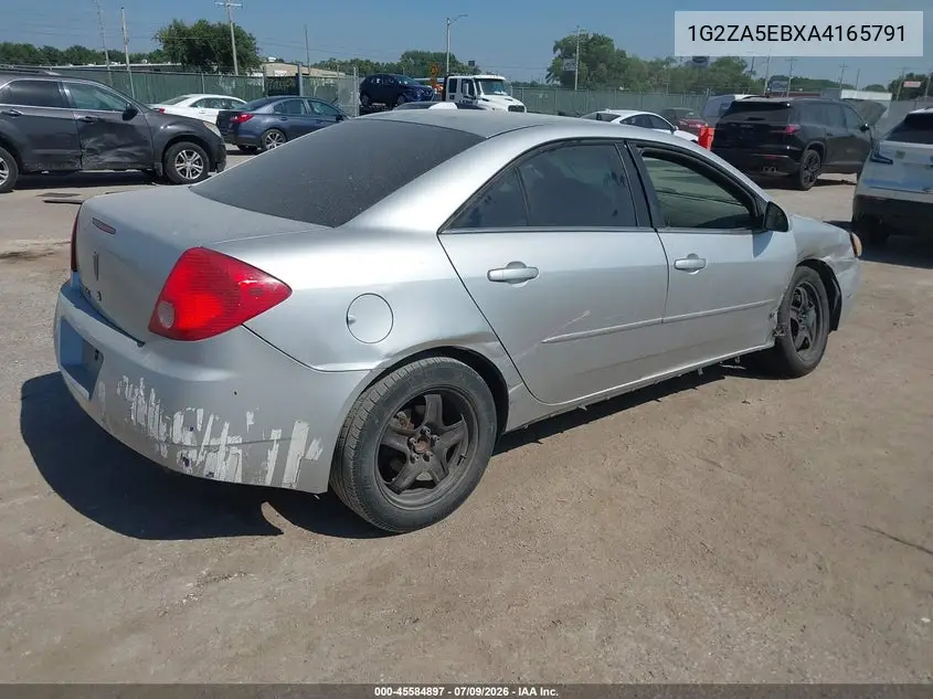 2010 Pontiac G6 VIN: 1G2ZA5EBXA4165791 Lot: 45584897