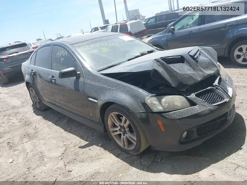 2008 Pontiac G8 VIN: 6G2ER57718L132424 Lot: 45277348